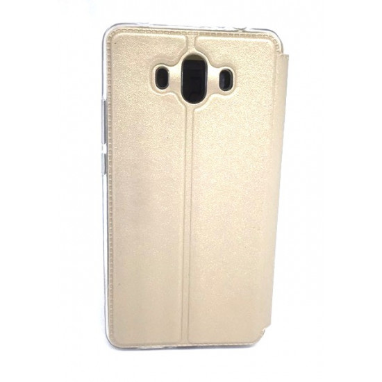 Capa Flip Cover Com Janela Candy Huawei Mate 10 Dourado